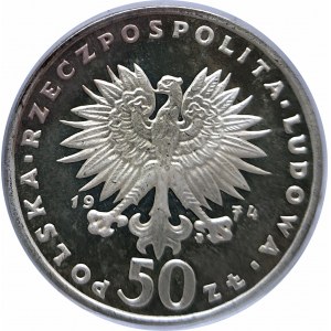 Polska, PRL 1944-1989, 50 złotych 1974, Fryderyk Chopin