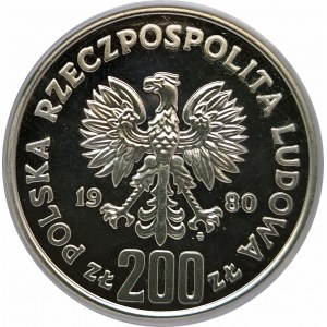 Polska, PRL 1944-1989, 200 złotych 1980, Kazimierz I Odnowiciel