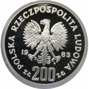 Polska, PRL 1944-1989, 200 złotych 1983, Jan III Sobieski