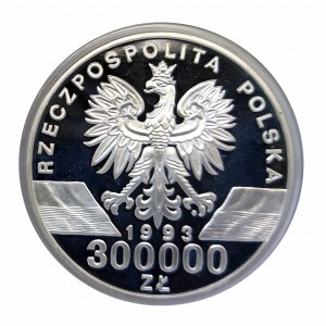 Polska, Rzeczpospolita od 1989 roku, 300000 złotych 1993, Jaskółki (2)