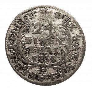 Polska, August II Mocny 1697-1733, 1/24 Talara 1733 IGS, Drezno