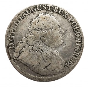 Polska, August III Sas 1733-1763, 1/3 talara (1/2 guldena) 1752, Drezno