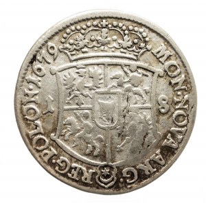 Polsko, Jan III Sobieski 1674-1696, ort 1679, Bydgoszcz