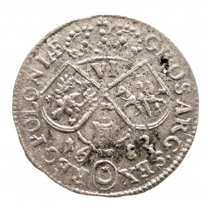 Polska, Jan III Sobieski 1674-1696, szóstak 1682, Kraków.