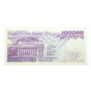 Rzeczpospolita Polska, 100000 ZŁOTYCH 16.11.1993, seria C.