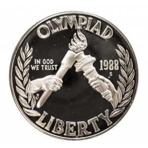 USA, Dolar, Olimpiada, 1988 S.