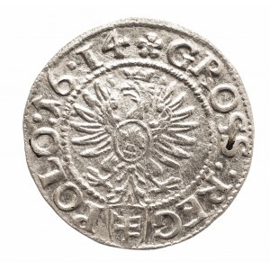 Polska, Zygmunt III Waza 1587-1632, grosz 1614, Kraków