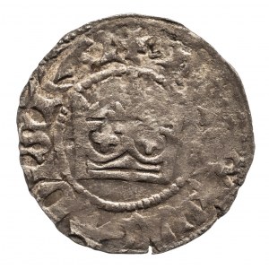 Polska, Władysław Jagiełło 1386-1434, półgrosz koronny, bez znaku pod koroną, Kraków