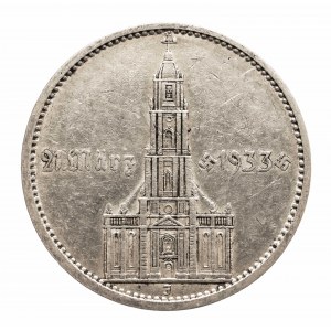 Niemcy, Trzecia Rzesza 1933 - 1945, 5 marek 1934 F, Kościół, data 21 MARZ 1933.