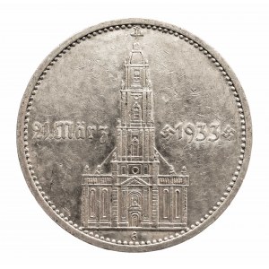 Niemcy, Trzecia Rzesza 1933 - 1945, 5 marek 1934 G, Kościół, data 21 MARZ 1933.