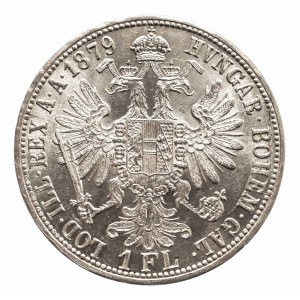 Austria, Franciszek Józef I 1848 - 1916, 1 floren 1879.