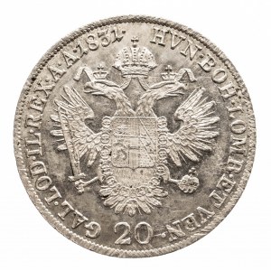 Austria, Franciszek I 1804 - 1835, 20 krajcarów 1831 A.