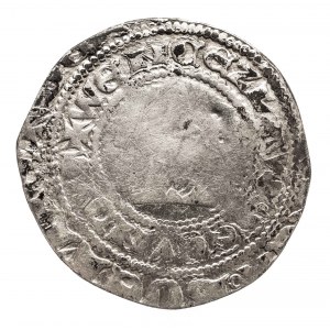 Polska, Wacław II Czeski (1300-1305), grosz praski (obcięty) bez daty, Kutná Hora