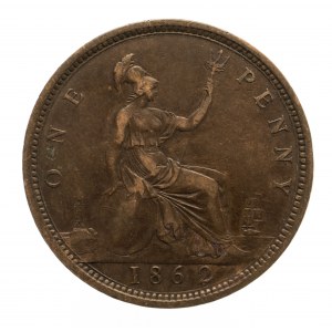 Wielka Brytania, Wiktoria 1837-1901, 1 Pens Londyn 1862