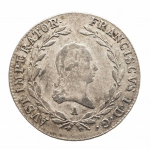 Austria, Franciszek I 1804 - 1835, 20 krajcarów 1818 A.