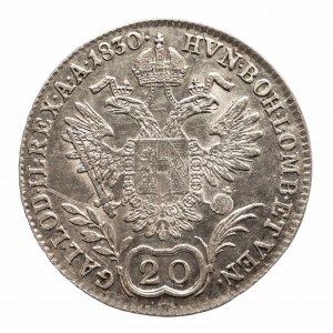 Austria, Franciszek I 1804 - 1835, 20 krajcarów 1830 A.