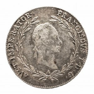 Austria, Franciszek I 1804 - 1835, 20 krajcarów 1830 A.