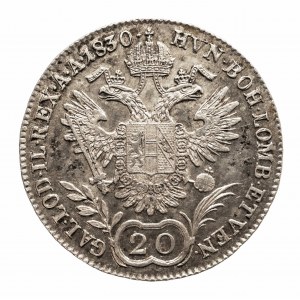 Austria, Franciszek I 1804 - 1835, 20 krajcarów 1830 A.