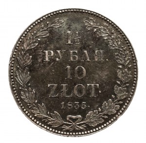 Zabór Rosyjski, Mikołaj I 1825-1855, 1 1/2 rubla - 10 złotych 1835 НГ, Petersburg (3)