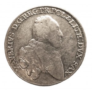 Polska, Ksawery 1764-1768 - jako administrator, 2/3 talara (gulden) 1764 E.D.C., Drezno.