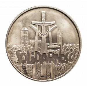 Polska, Rzeczpospolita od 1989 roku, 100000 złotych 1990, Solidarność Typ C.