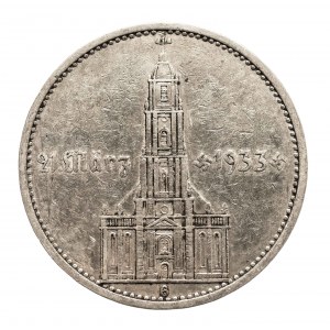 Niemcy, Trzecia Rzesza 1933 - 1945, 5 marek 1934 G , Kościół, data 21 MARZ 1933.