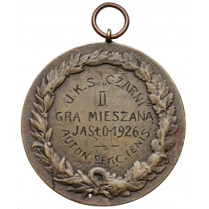 JKS CZARNI Sekcja Tenisa Medal II miejsce Gra mieszana 1926, Jasło