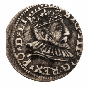 Polska, Zygmunt III Waza 1587-1632, trojak 1592, Ryga.