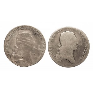 Polska, Księstwo Warszawskie 1807-1815, zestaw 2 monet 1/3 talara, Warszawa.