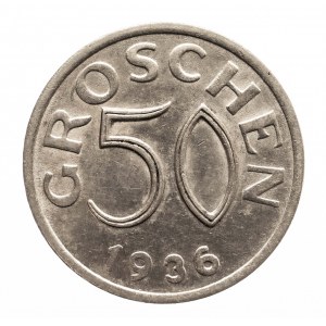 Austria, 50 groszy 1936.