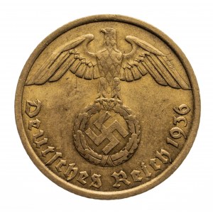Niemcy, Trzecia Rzesza 1933 - 1945, 10 fenigów 1936 A.