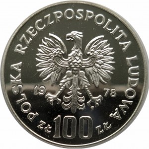 Polska, PRL 1944-1989, 100 złotych 1978 Adam Mickiewicz