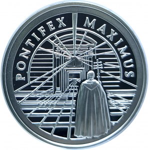 Polska, Rzeczpospolita od 1989 roku, 10 złotych 2002 Jan Paweł II - Pontifex Maximus