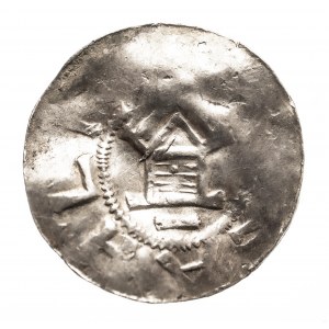 Niemcy, Saksonia - Otto III (983-1002), denar typu OAP 983-1002