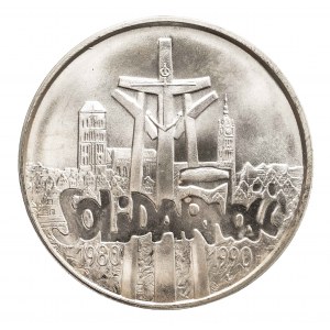 Polska, Rzeczpospolita Polska od 1989 r., 100000 złotych 1990, Solidarność typ C.