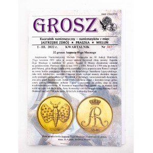 Grosz - kwartalnik numizmatyczny, I-III 2022, Jastrzębie Zdrój, Praszka, Wieluń