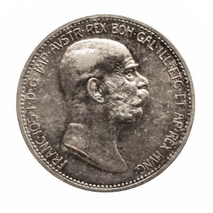 Austria, Franciszek Józef I (1848-1916), 1 korona 1908, Wiedeń, 60-lecie panowania Franciszka Józefa I