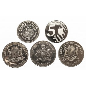 Zestaw 5 monet Jan Paweł II.