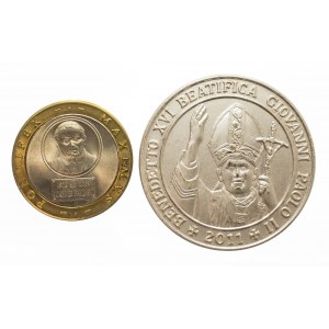 Polska, Rzeczpospolita od 1989 roku, zestaw 2 medali Jan Paweł II, 2006, 2011