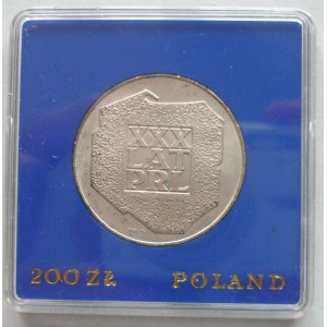 200 złotych 1974 w oryginalnym etui NBP.