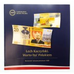 Rzeczpospolita Polska, NBP - banknot kolekcjonerski, 20 złotych 10.04.2021, Warto być Polakiem Lech Kaczyński. RADAR.