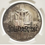 Polska, Rzeczpospolita od 1989 roku, 100000 złotych 1990, Solidarność Typ A. NGC MS 65.