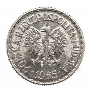 Polska, PRL 1944-1989, 1 złoty 1965, Warszawa.