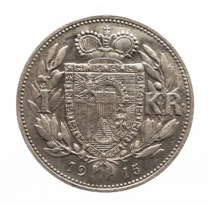 Lichtenstein, Jan II 1858 - 1929, 1 korona 1915.