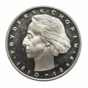 Polska, PRL 1944-1989, 50 złotych 1972, Fryderyk Chopin, srebro