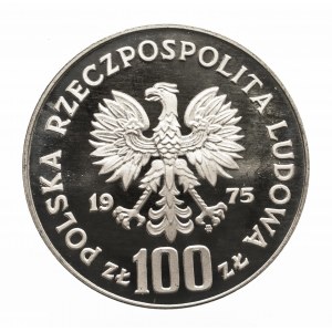 Polska, PRL 1944-1989, 100 złotych 1975, Helena Modrzejewska, srebro