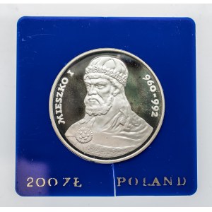Polska, PRL 1944-1989, 200 złotych 1979, Mieszko I, srebro