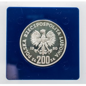 Polska, PRL 1944-1989, 200 złotych 1980, Bolesław I Chrobry, srebro