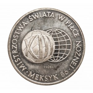 Polska, PRL 1944-1989, 1000 złotych 1986, Mistrzostwa Świata w Piłce Nożnej - Meksyk 1986, srebro