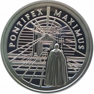 Polska, Rzeczpospolita od 1989 roku, 10 złotych 2002 Jan Paweł II - Pontifex Maximus, srebro